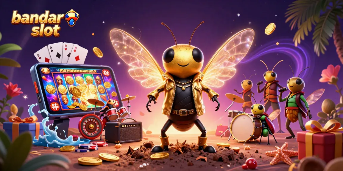 Experience the thrill of bandar slot gameplay with vibrant characters and slot elements.