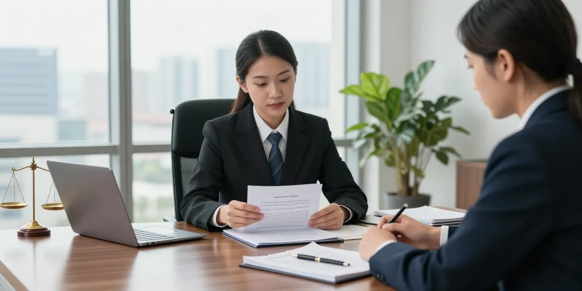 Legal consultation between a lawyer and client highlighting other services for legal support.