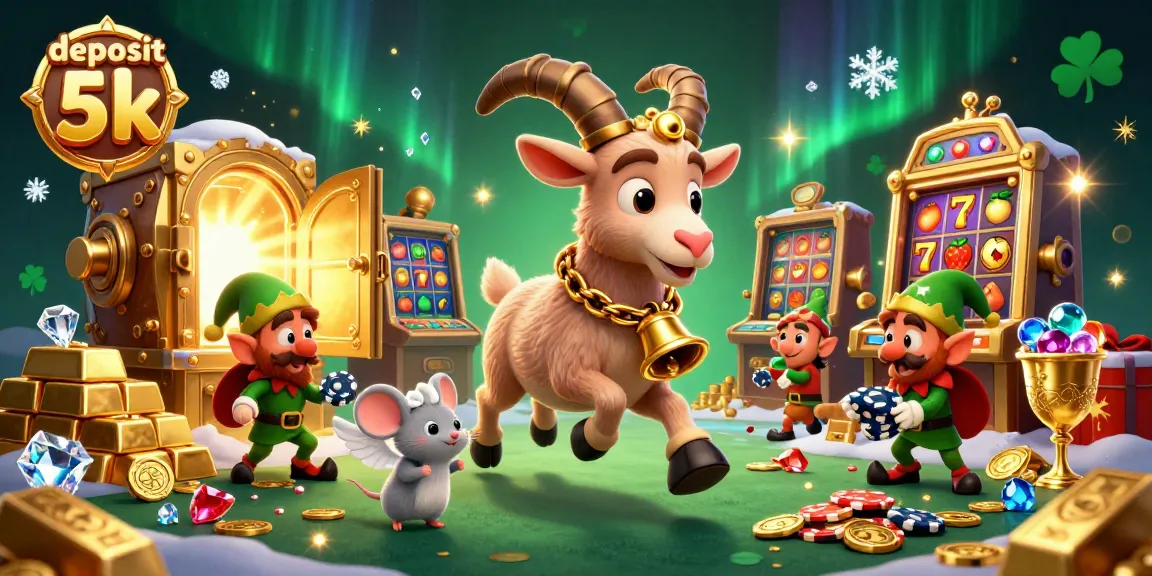 Engage in thrilling gameplay with deposit 5k at our vibrant casino, featuring mischievous characters and sparkling treasures.