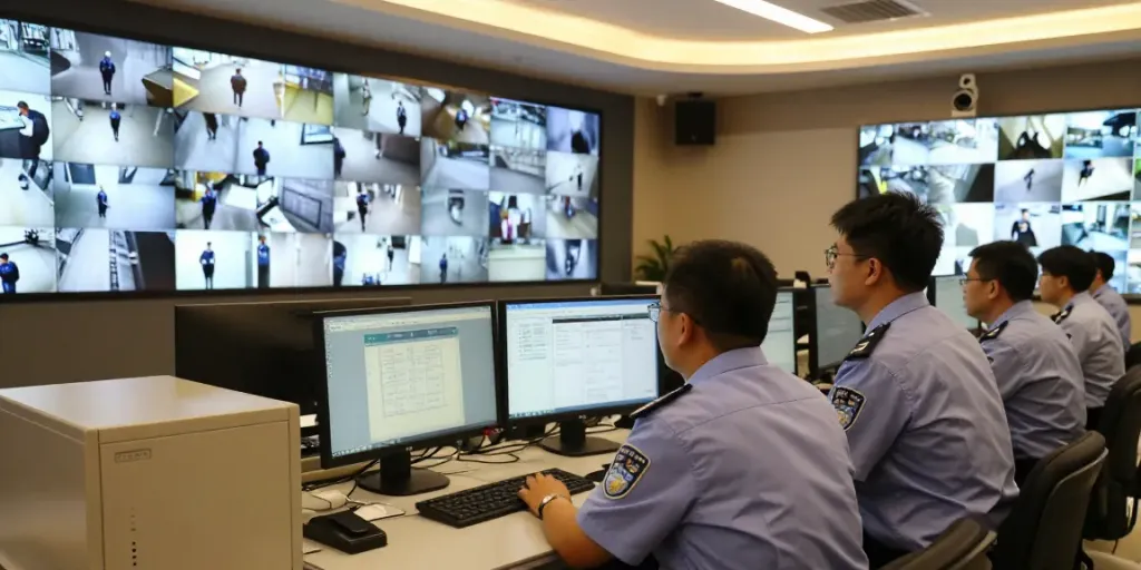 Security Services by trusted professionals in a local business setting.