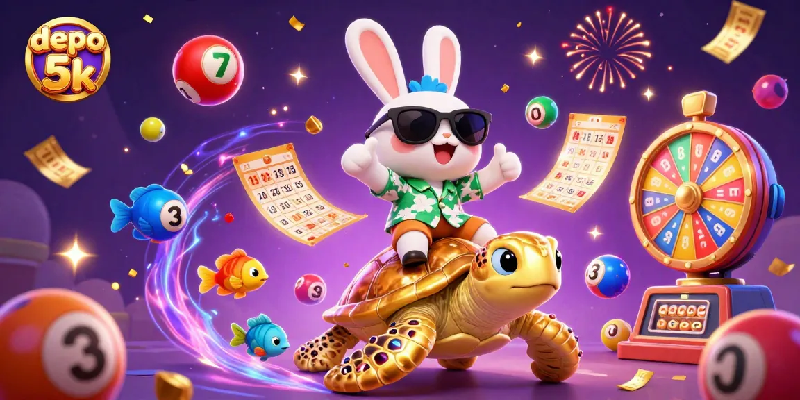 Play exciting casino games like depo 5k with colorful elements and vibrant characters.